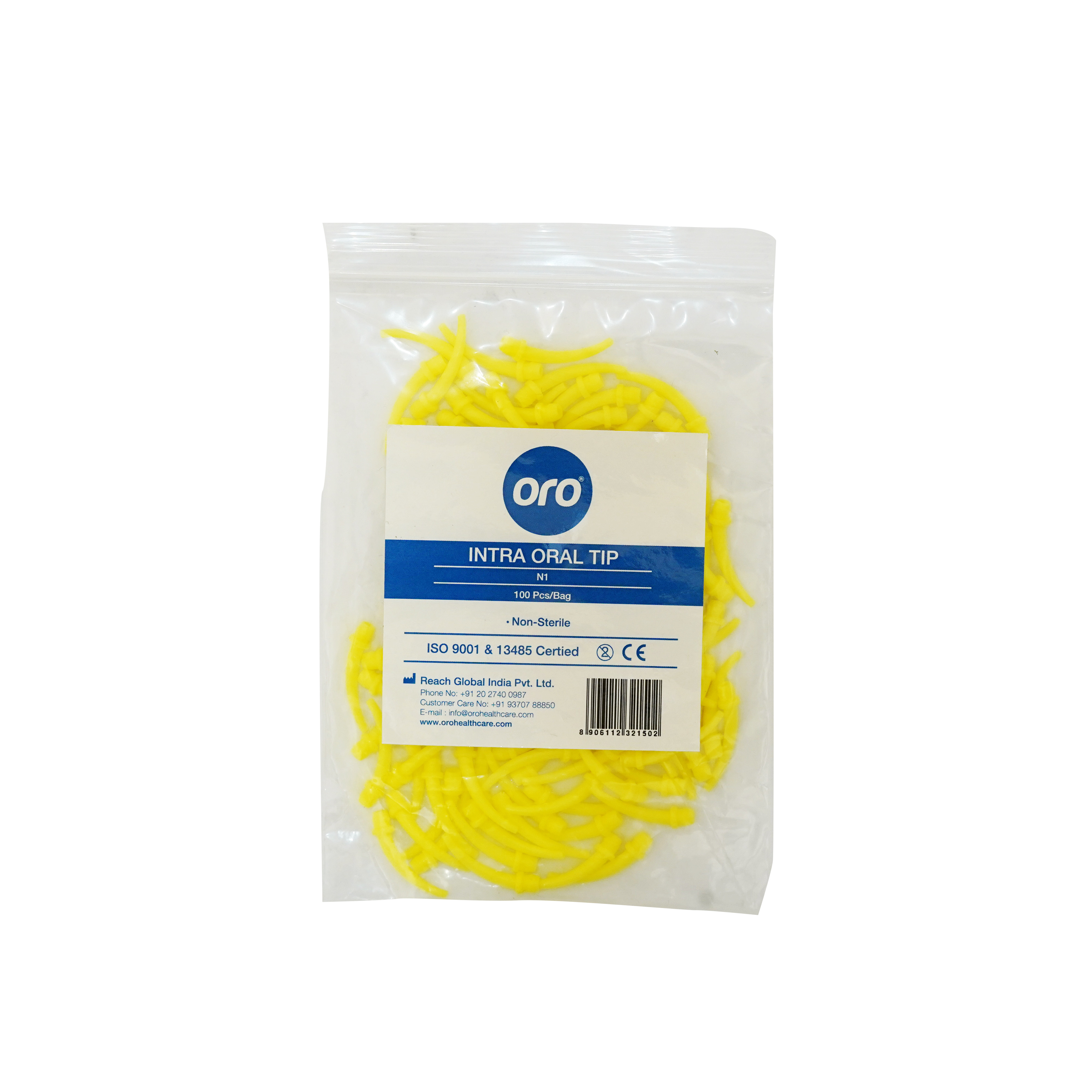 Intraoral Tips Yellow-ORO